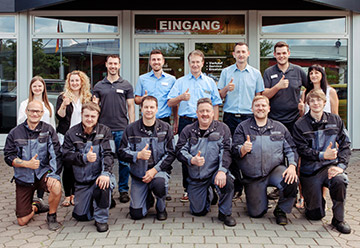 Das Team des Autohaus Wernitz